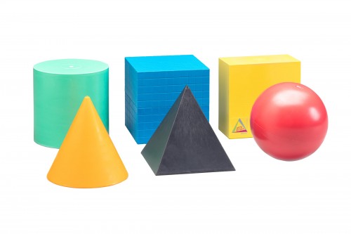 Wissner® active learning - Geometrical Shape Set in 6 colours (6 pcs)