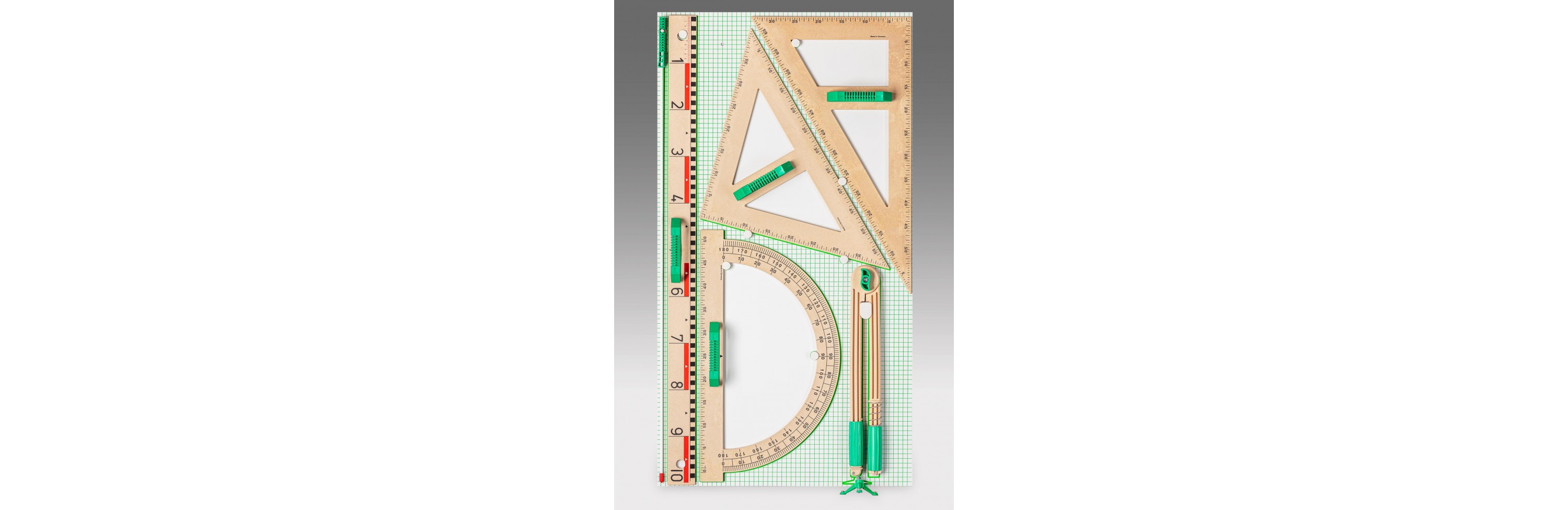 Wissner® active learning - magnetic RE-Wood® Drawing Set, 6 pieces