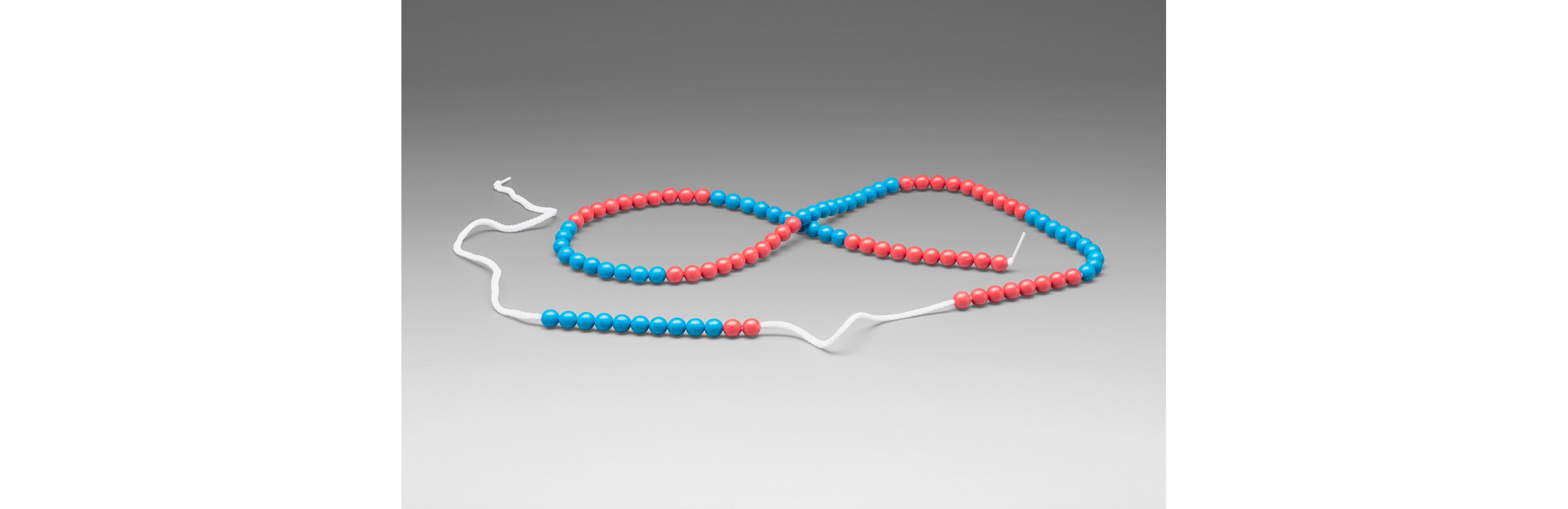 Wissner® active learning - Arithmetic Bead String red/blue with 100 balls RE-Plastic®