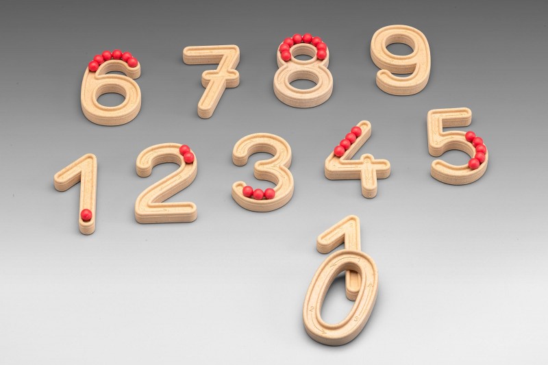 Wissner® active learning - Set of Numerals RE-Wood®