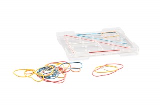 Geoboard small transparent RE-Plastic®