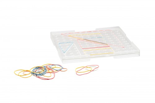 Geoboard big transparent RE-Plastic®