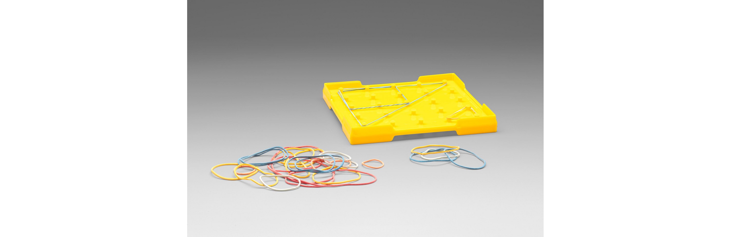 Wissner® active learning - Geoboard small double sided yellow RE-Plastic®