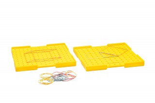 Geoboard. large double sided yellow