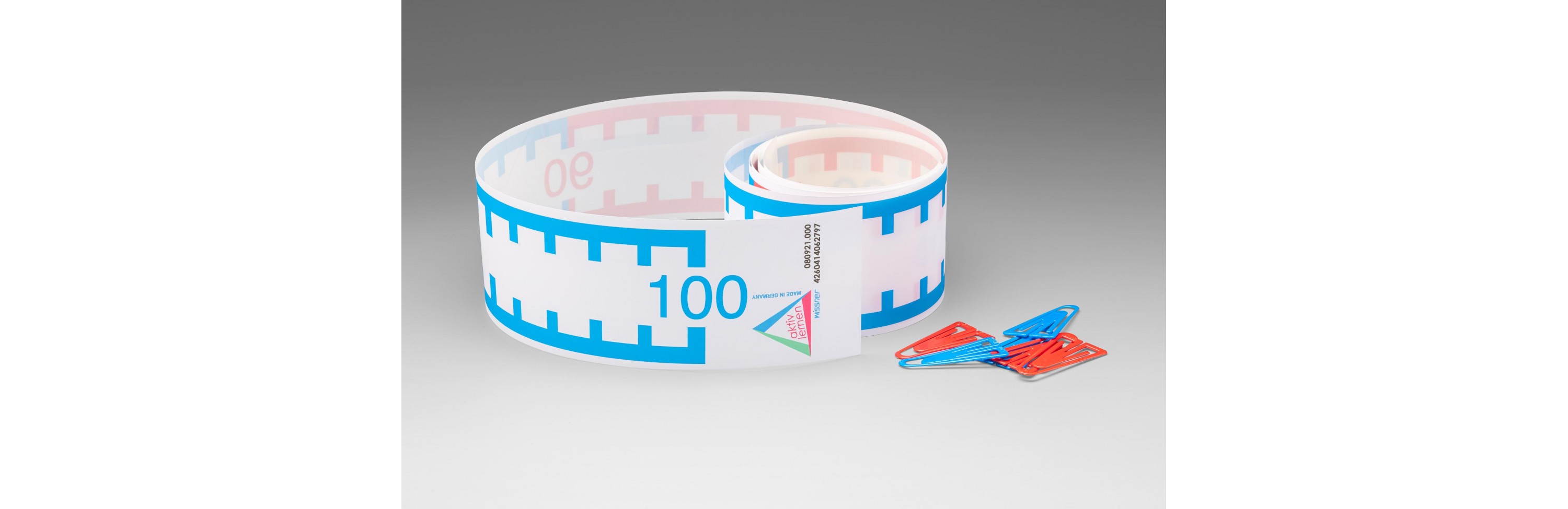 Wissner® active learning - Number Line Band 1-100 3m long RE-Plastic®