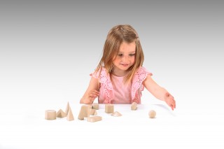 Wissner® active learning - Geometrical Shape Set (14 pcs) RE-Wood®