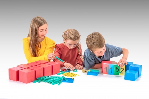 Wissner® active learning - Big Base Ten Class Set (194 pcs) RE-Plastic® RE-Wood®