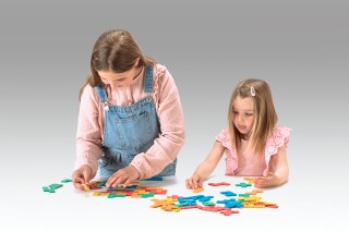 Wissner® active learning -  Pentominos  in 5 colours (60 pcs) RE-Wood®