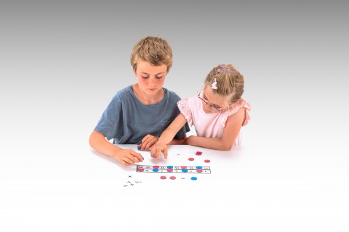 Counting Board with counting chips and arithmetic signs RE-Plastic®