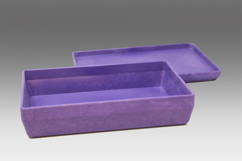 RE-Wood® Box. with Lid. purple