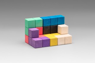 Wissner® active learning - Soma-Cube in 7 colours RE-Wood®