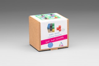 Wissner® active learning - Soma-Cube in 7 colours RE-Wood®