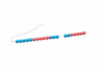 20 Arithmetic bead string. red/blue