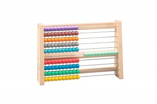 Abacus (Rekenrek). in 10 colours