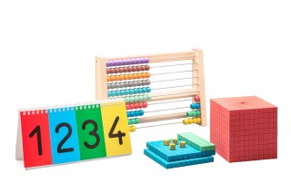 Abacus (Rekenrek). in 10 colours