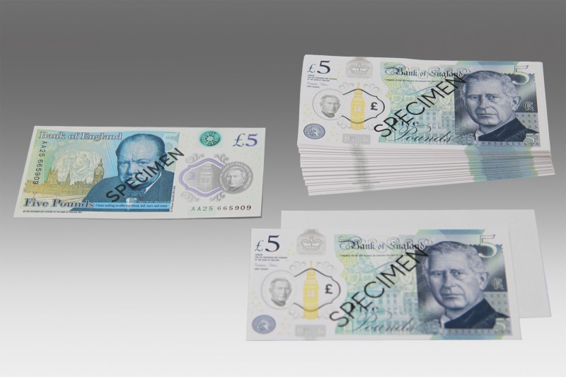 £5 UK Banknotes. (100 pcs)