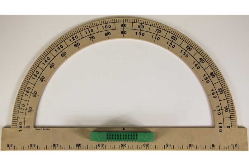 Wissner® active learning - Protractor magnetic 180° 50 cm RE-Plastic® RE-Wood®