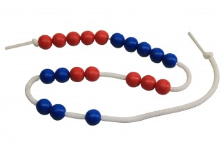 20 Arithmetic bead string. red/blue