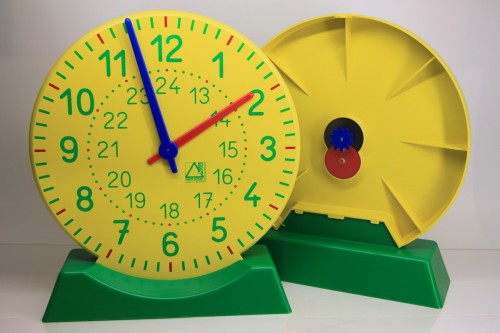 Wissner® active learning - Big Teaching Clock with stand RE-Plastic®