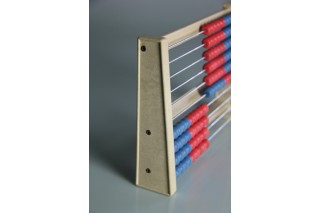 Abacus with 100 balls red / blue RE-Wood®