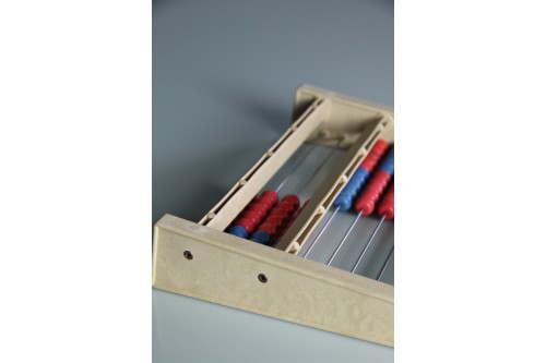 Wissner® active learning - Abacus with 100 balls red / blue RE-Wood®